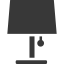 Icon of a lamp with a hanging switch