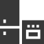 Icon of a refrigerator and stove
